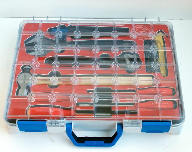 Sortimo T-BOXX med gjennomsiktig lokk for rask verktøyinspeksjon